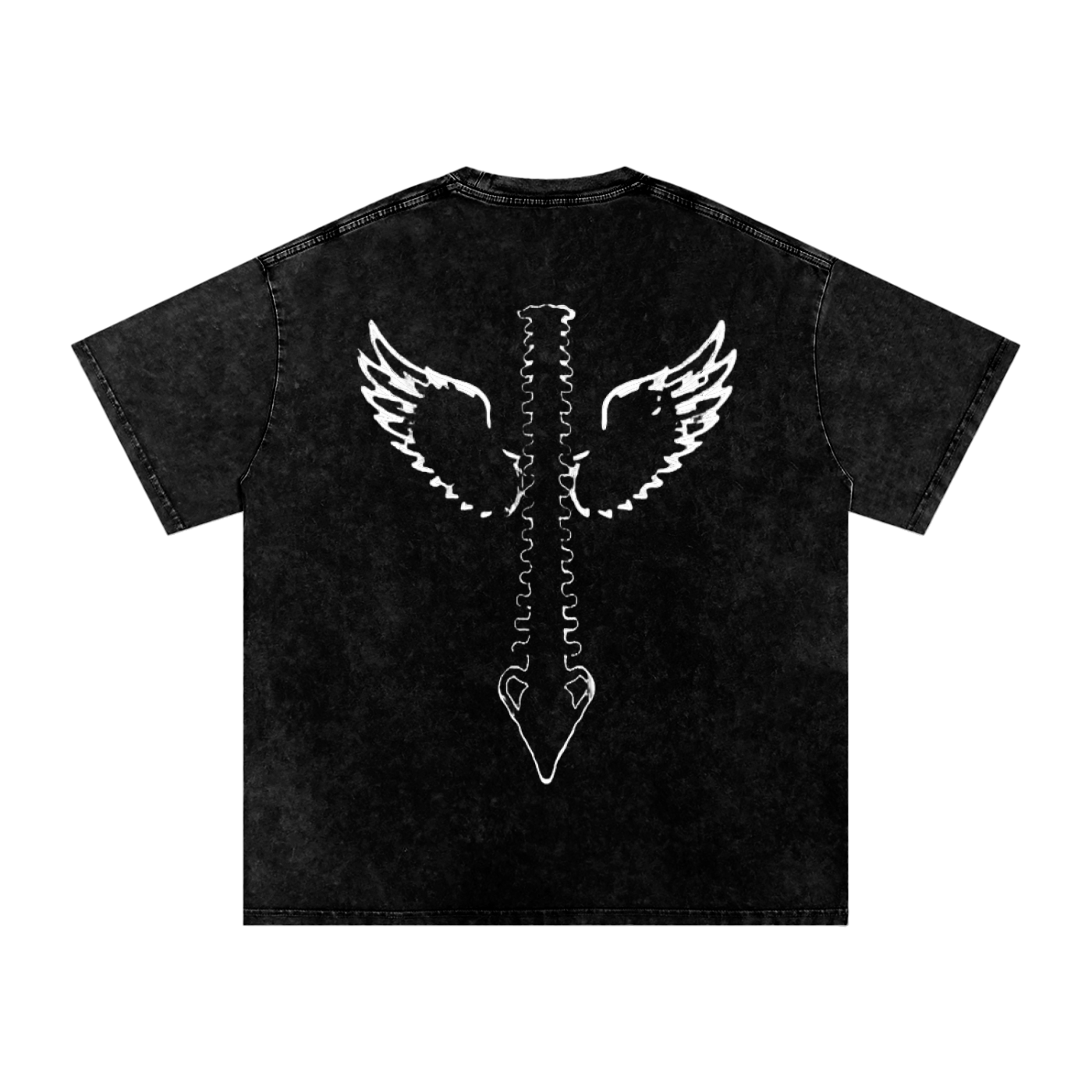 Snow Wash Seraph Spine T-Shirt