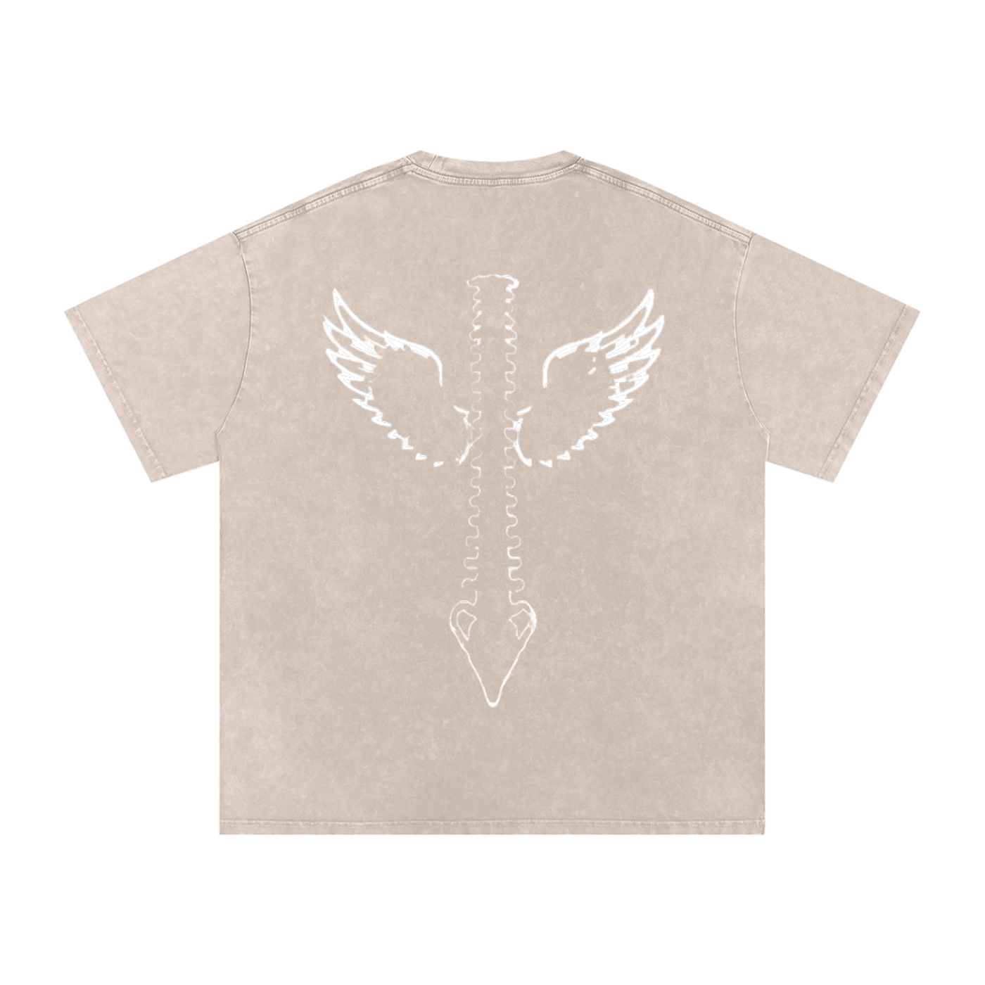 Snow Wash Seraph Spine T-Shirt